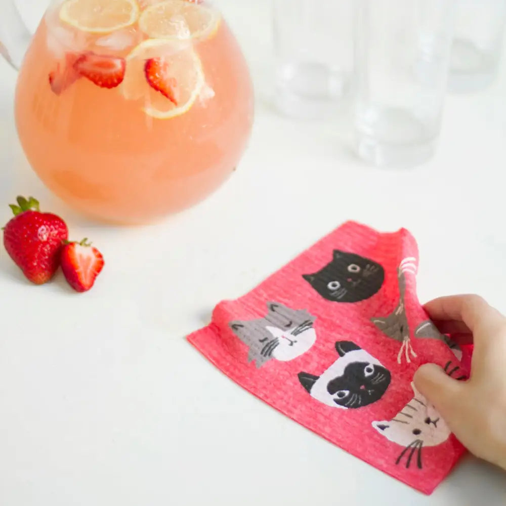 Danica - Cats Meow Swedish Dishcloth