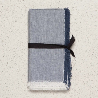 Chambray Midnight Napkin Set