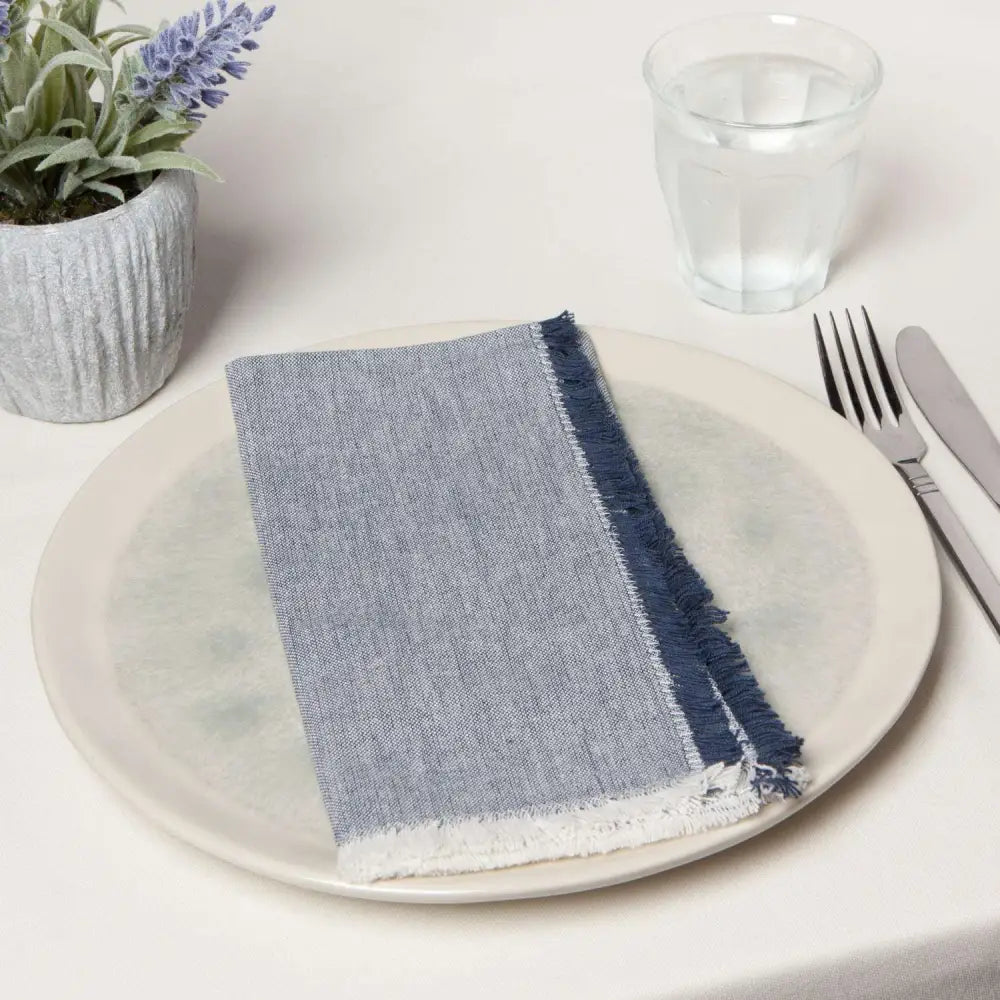 Chambray Midnight Napkin Set