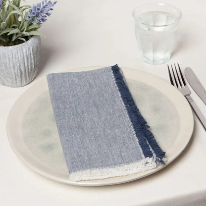 Chambray Midnight Napkin Set