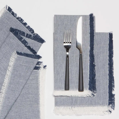 Chambray Midnight Napkin Set