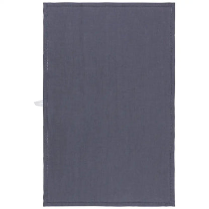 Charcoal Hemstitch Linen Dishtowel - PABOOM