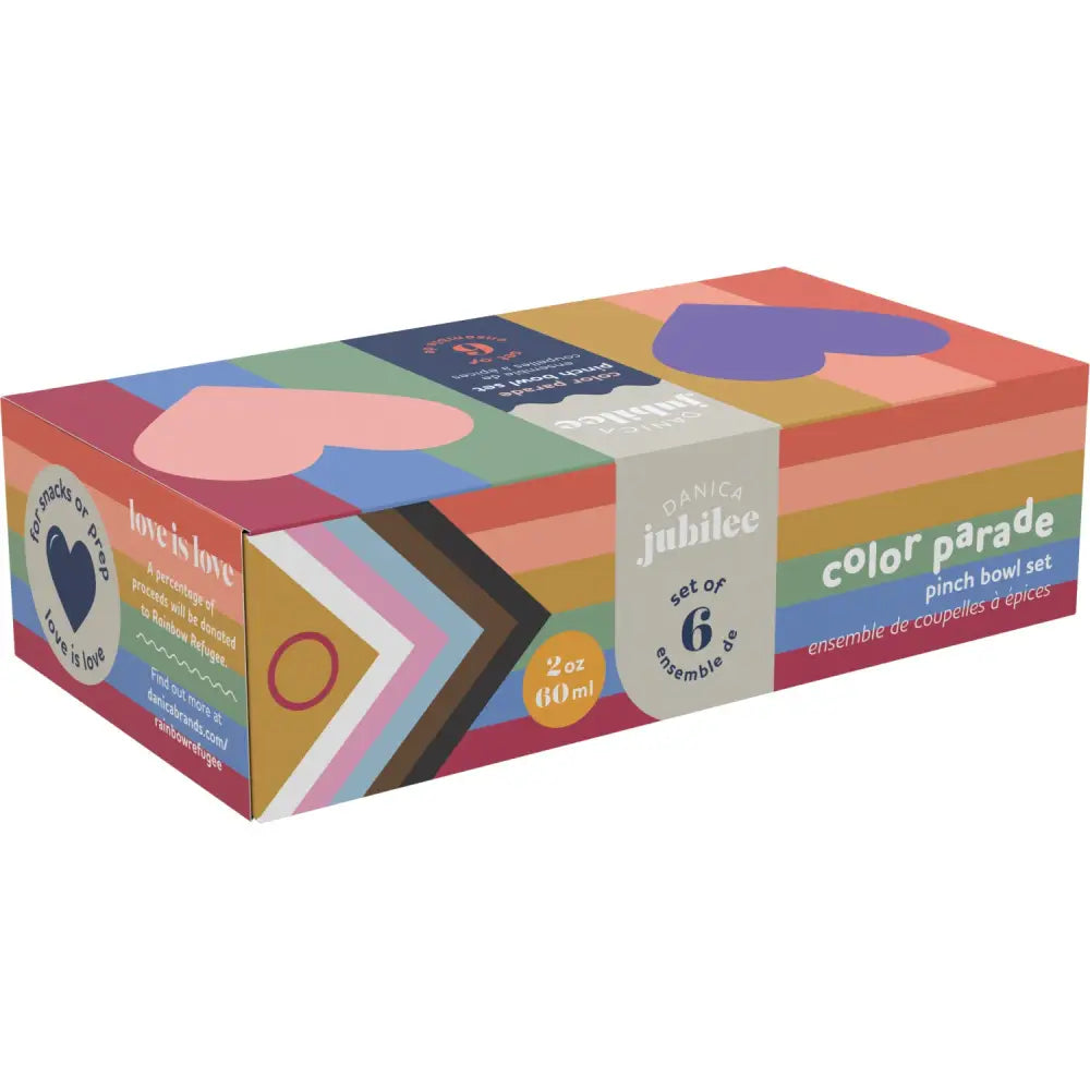 Danica - Colour Parade Heart Pinch Bowl Set