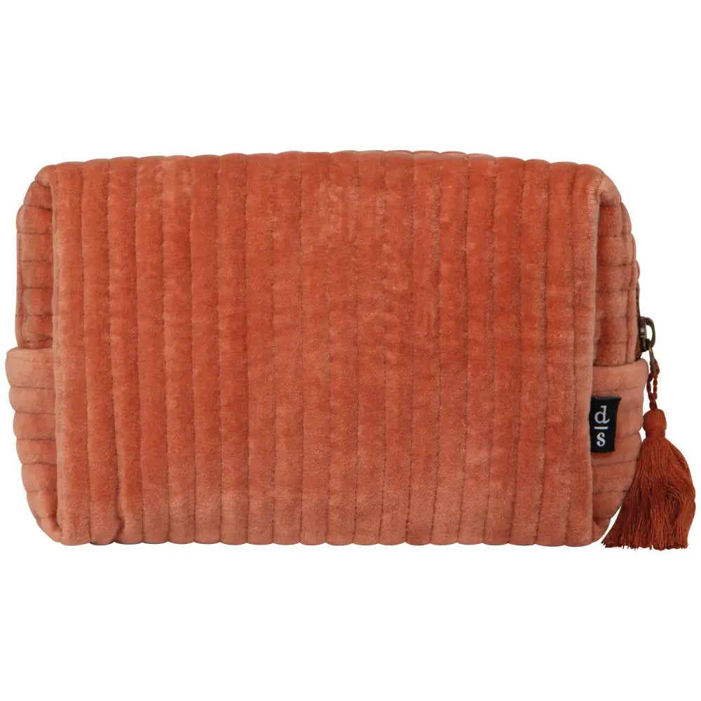 Danica - Copper Quilted Cosmetic Bag