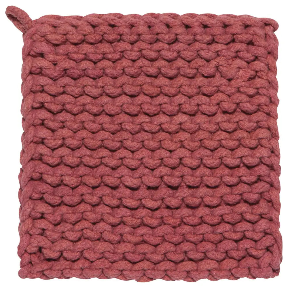 Cotton Knit Potholder Trivet - Shadow