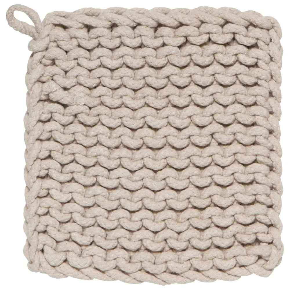 Cotton Knit Potholder Trivet - Shadow