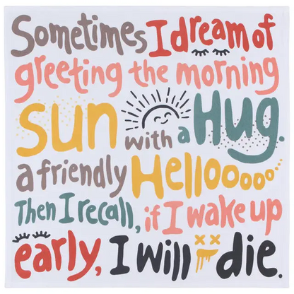 Daily Affirmations Teatowel - PABOOM
