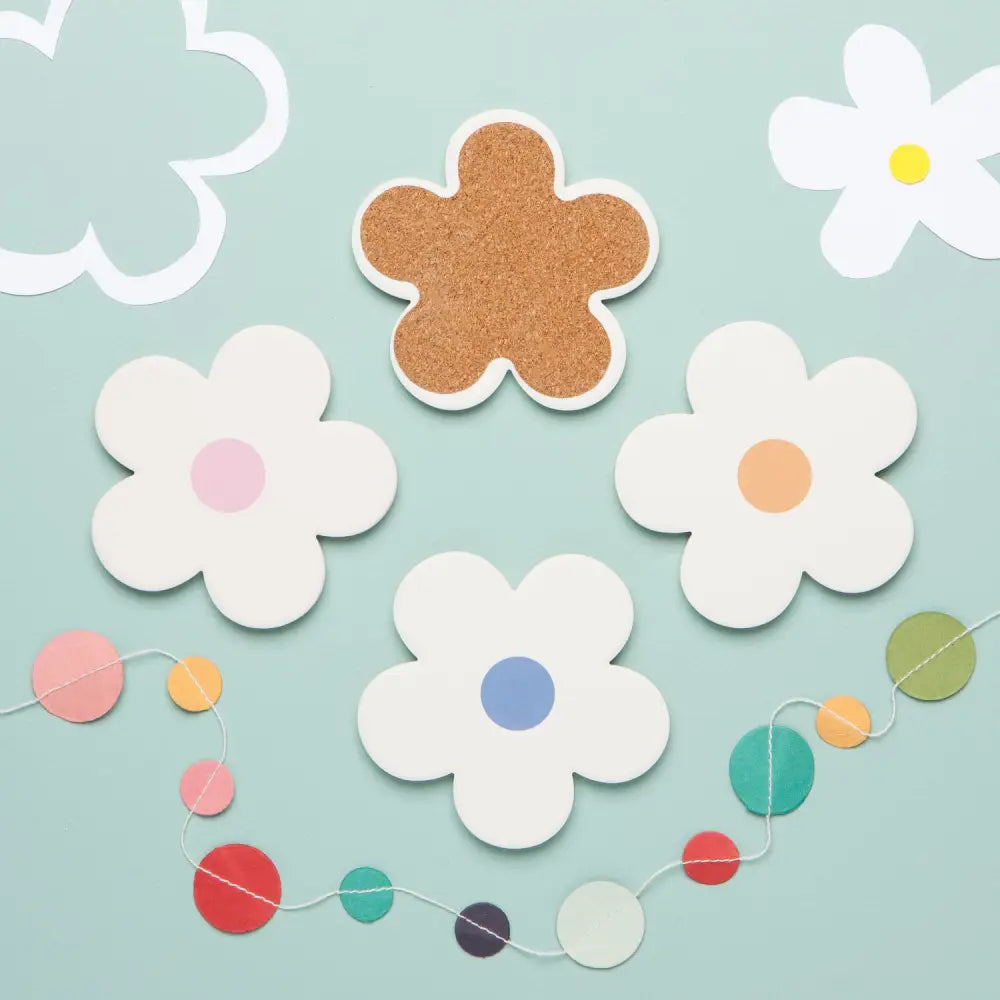 Daisy Soak Up Coasters - PABOOM