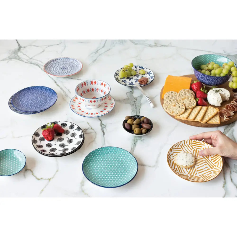 Dandelion Stamped Appy Plate - PABOOM