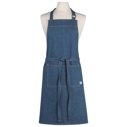 Denim Stone Wash Chef Apron - PABOOM