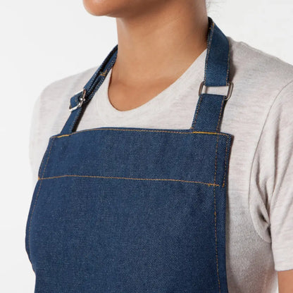 Denim Stone Wash Chef Apron - PABOOM