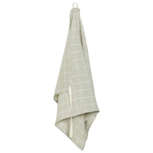 Denman Linen Apron Towel Graph Check - PABOOM