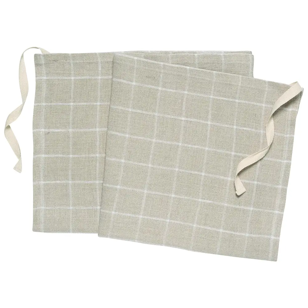 Denman Linen Apron Towel Graph Check - PABOOM