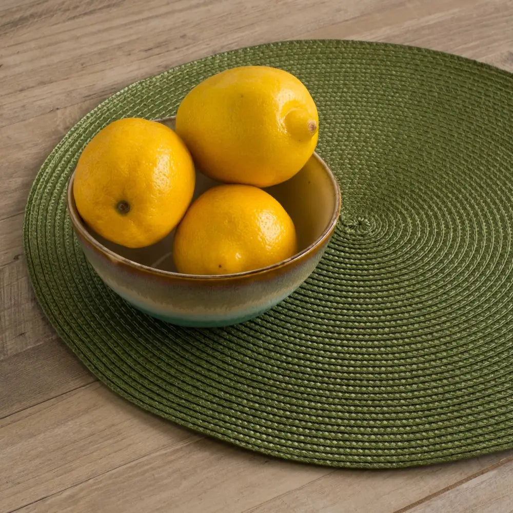 Danica - Disko Round Placemat Fir Green