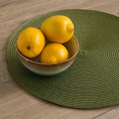 Danica - Disko Round Placemat Fir Green