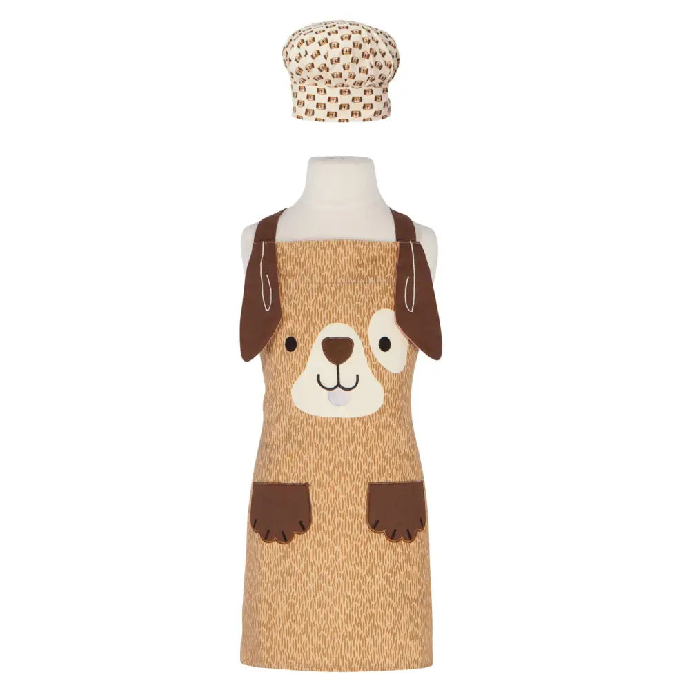 Danica - Dog Kid’s Apron and Hat Set