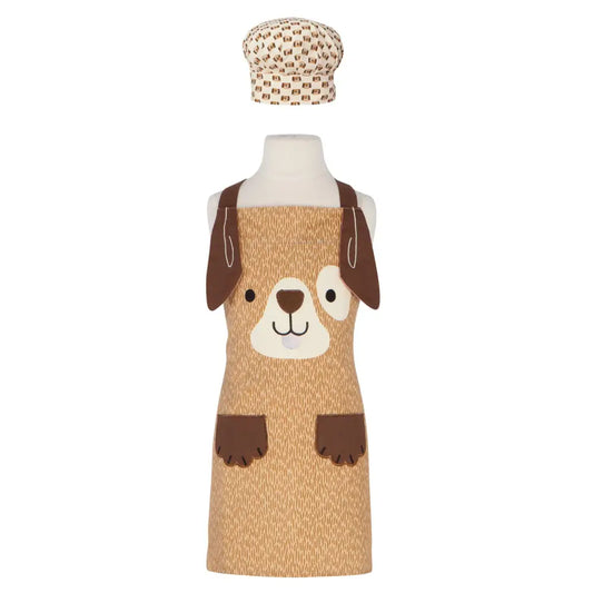 Danica - Dog Kid’s Apron and Hat Set