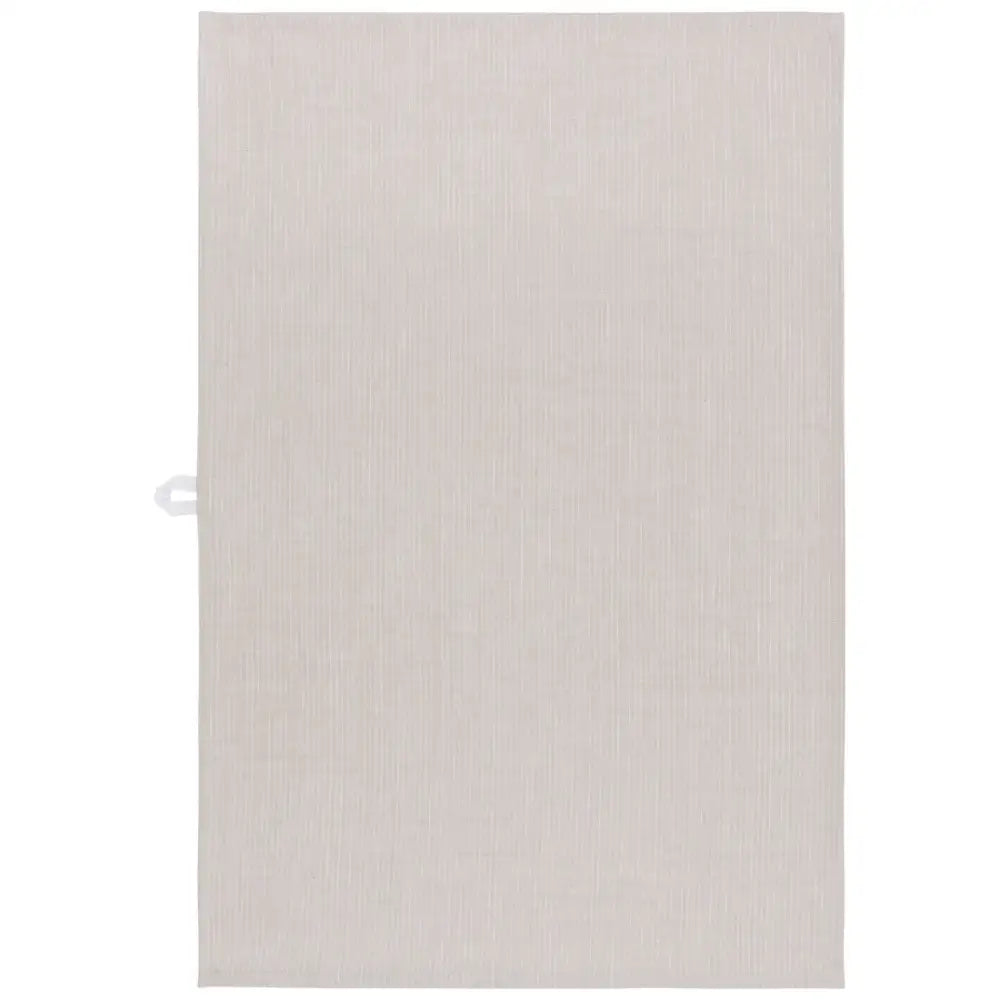 Dove Grey Linen Pinstripe Dishtowel - PABOOM