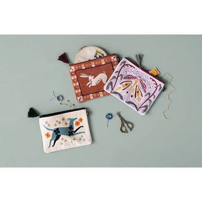 Danica - Embroidered Pouch Folktale