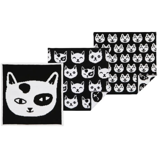 Danica - Feline Fine Knit Dishcloth Set of 3