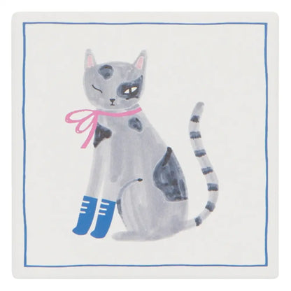 Feline Fine Soak Up Coaster Set - PABOOM