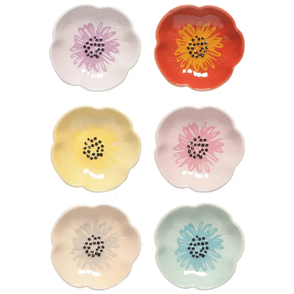 Danica - Flower Pinch Bowl Set of 6