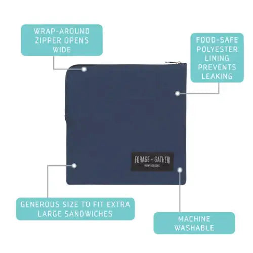 Forage and Gather Ochre Snack Bag - PABOOM