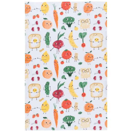 Danica - cartoon fruit vegetable pattern