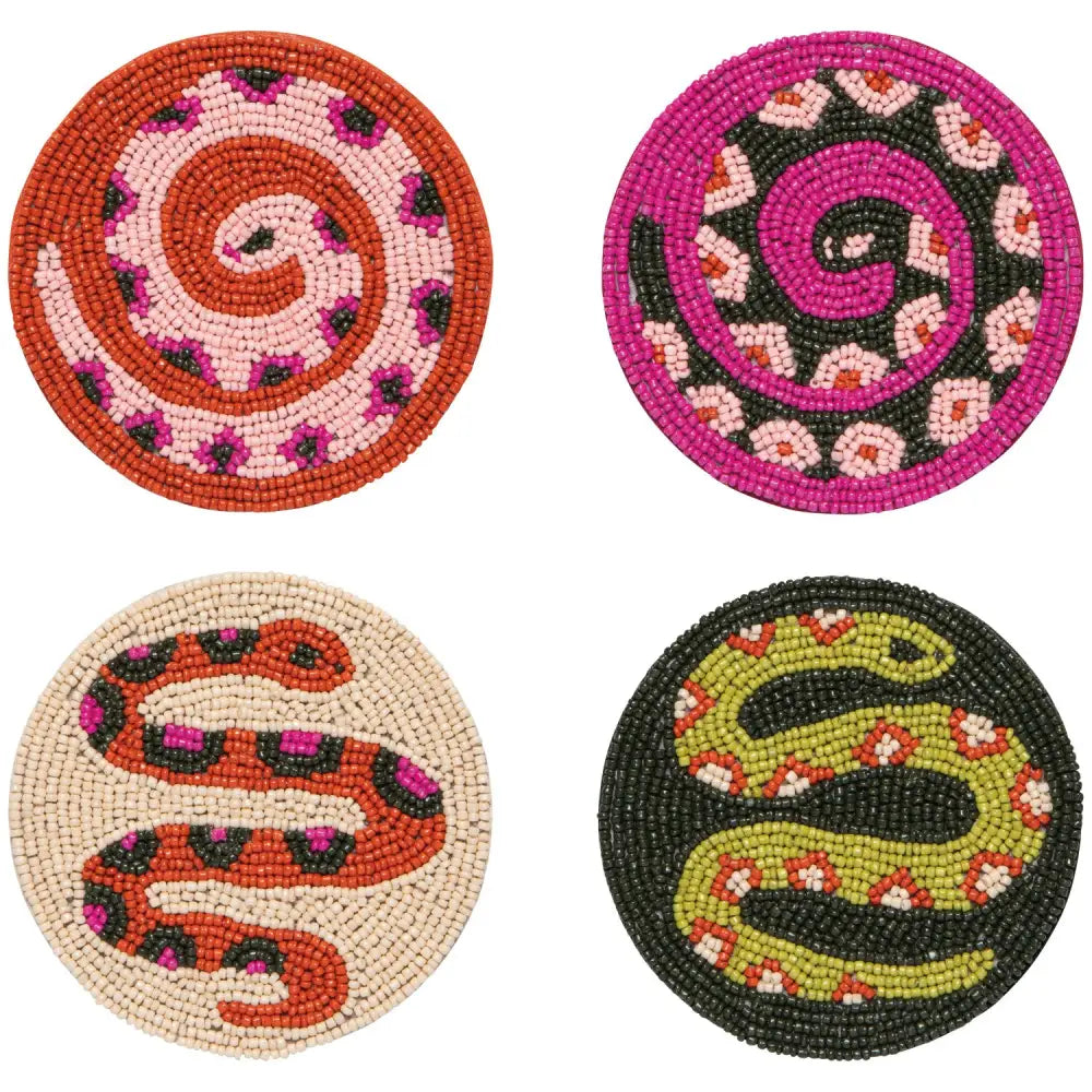 Danica - Gardenland Beaded Coasters Set