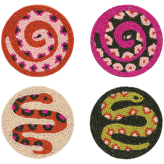Danica - Gardenland Beaded Coasters Set