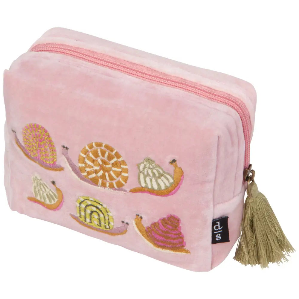 Danica - Gardenland Embroidered Zip Pouch
