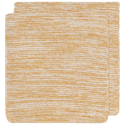 Heirloom Knit Dishcloths Ochre - PABOOM