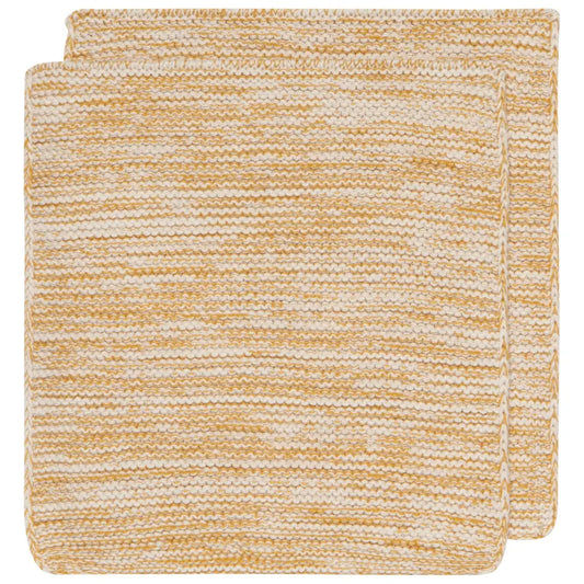 Heirloom Knit Dishcloths Ochre - PABOOM