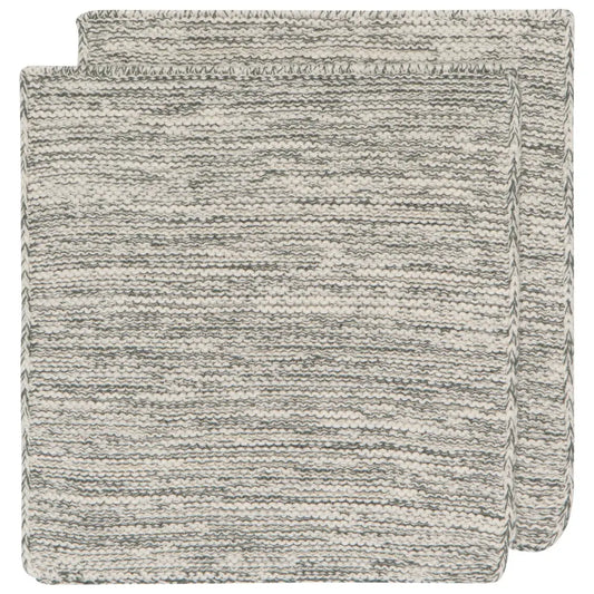 Danica - Jade Green Knit Dishcloths S/2