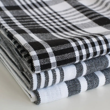 Danica - folded stack black white checkered