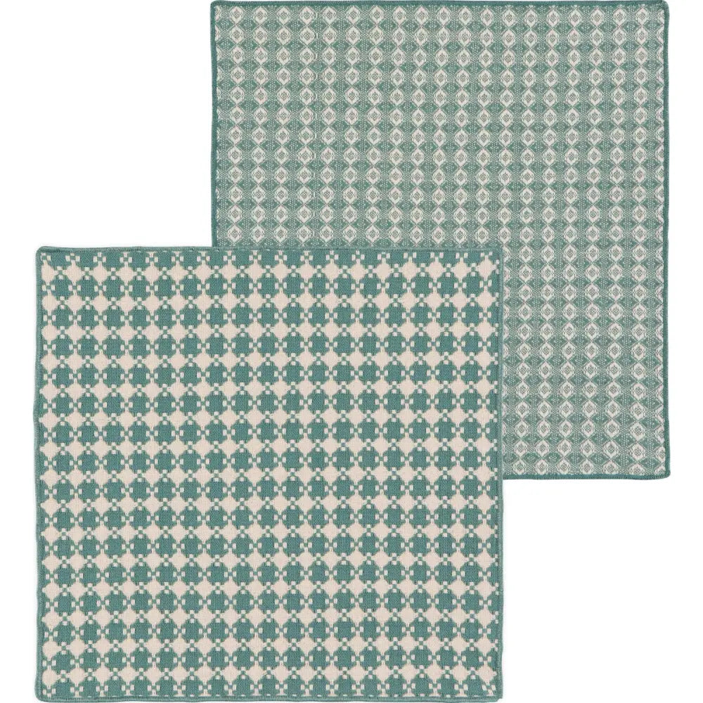 Danica - Lagoon Assorted Woven Dishcloth S/2