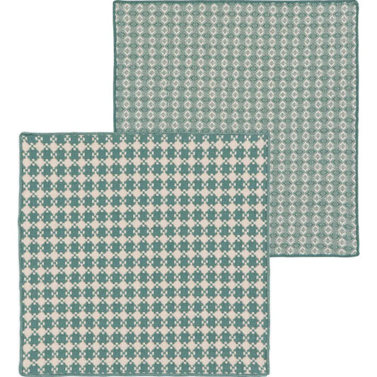 Danica - Lagoon Assorted Woven Dishcloth S/2