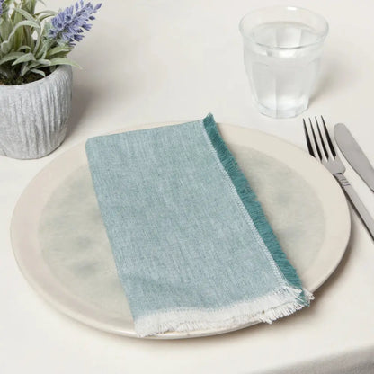 Lagoon Chambray Napkins Set - PABOOM