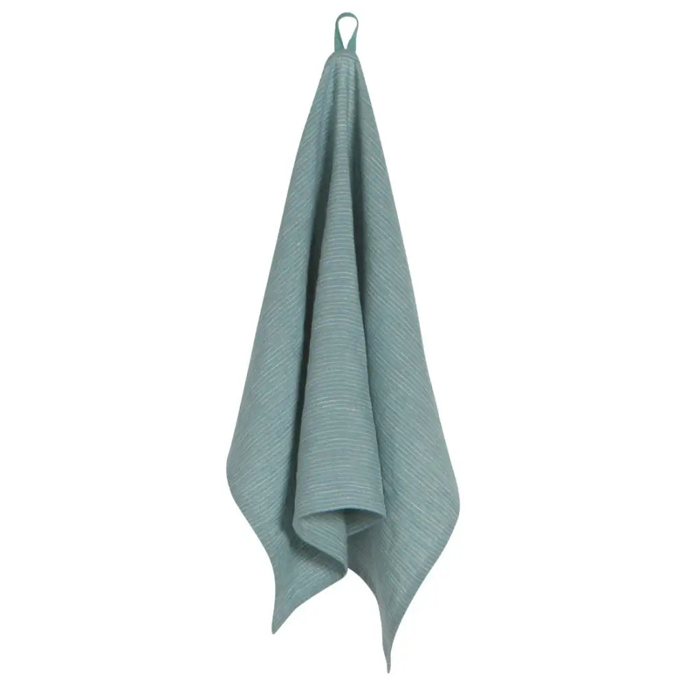 Lagoon Linen Pinstripe Dishtowel - PABOOM