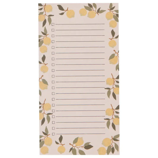 Lemon List It Magnetic Notepad - PABOOM