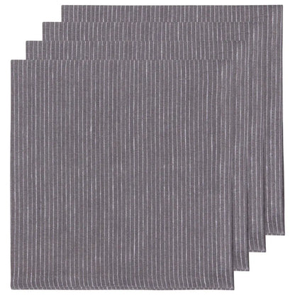 Linen Pinstripe Shadow Napkins - PABOOM