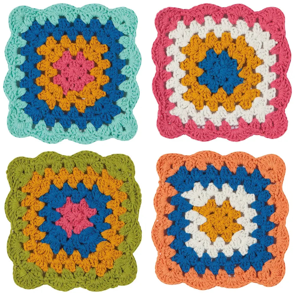 Danica - Loop de loop Crochet Coasters