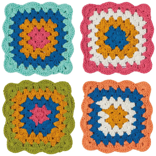Danica - Loop de loop Crochet Coasters