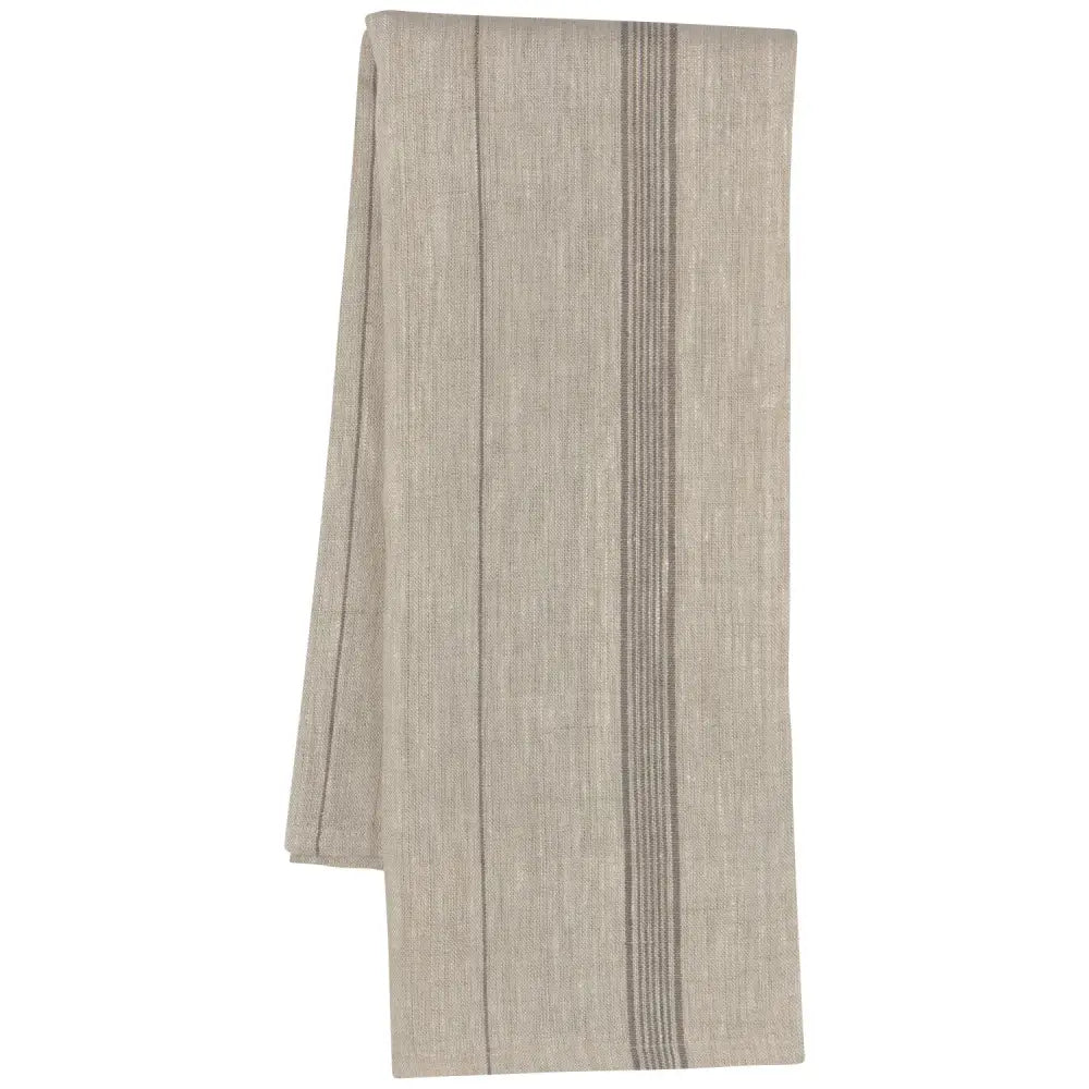 Maison Linen Stripe Dishtowel Shadow - PABOOM