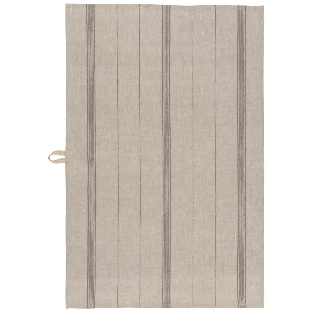Maison Linen Stripe Dishtowel Shadow - PABOOM