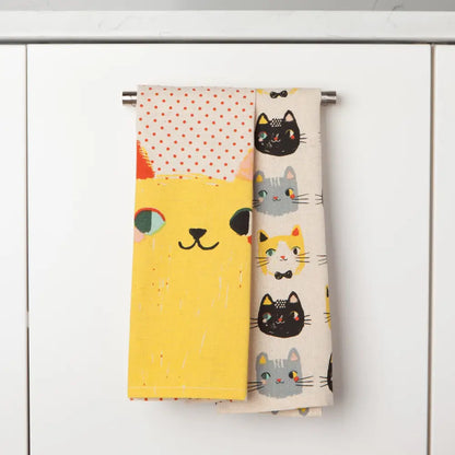 Danica - cat-themed kitchen towels