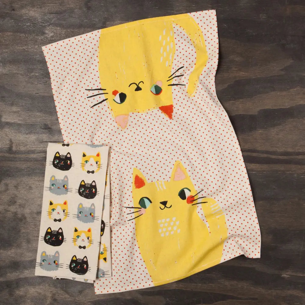 Danica - cat-themed kitchen towels