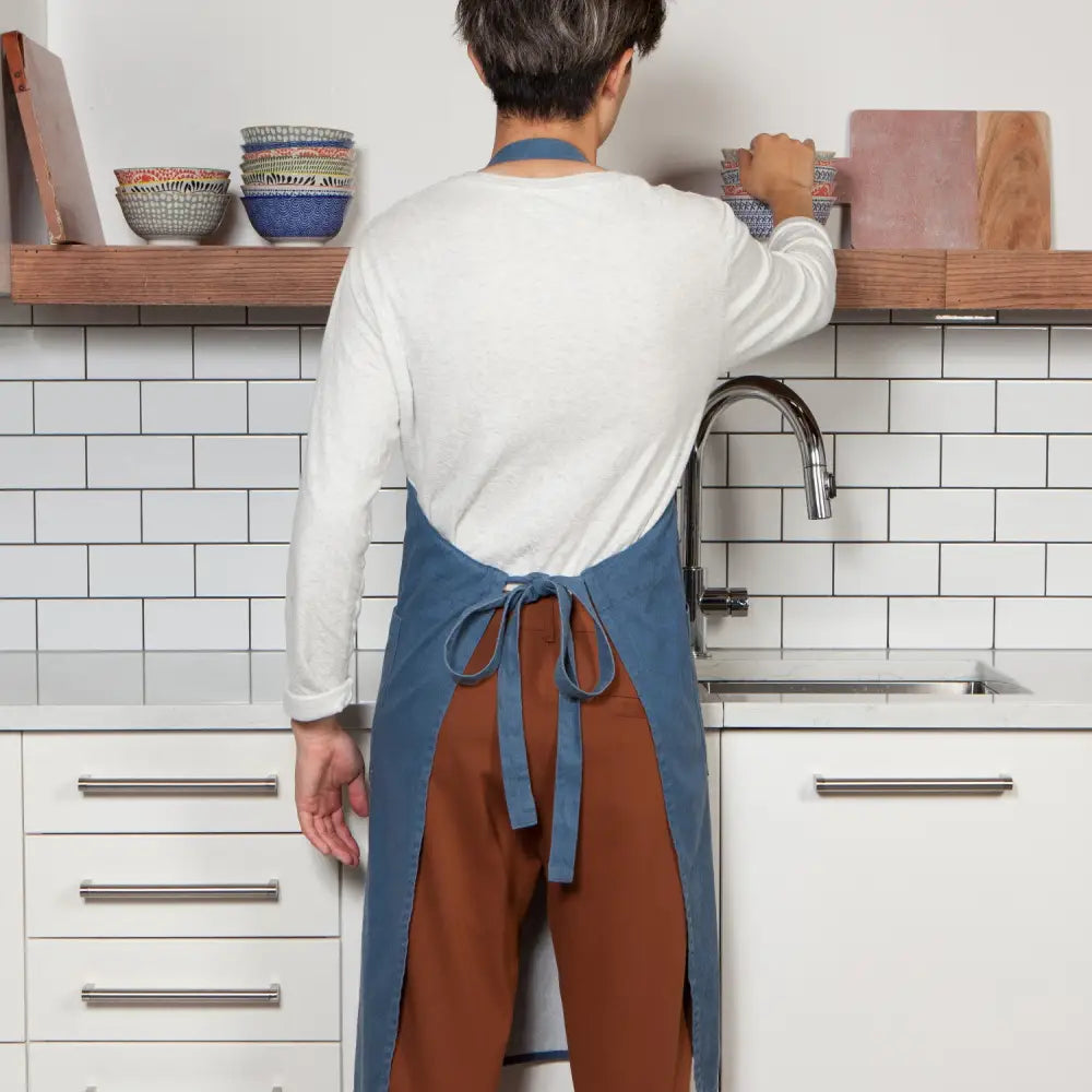 Danica - Midnight Blue Stonewash Apron