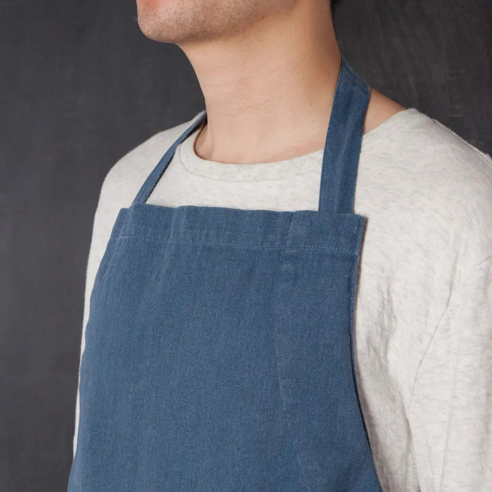 Danica - Midnight Blue Stonewash Apron
