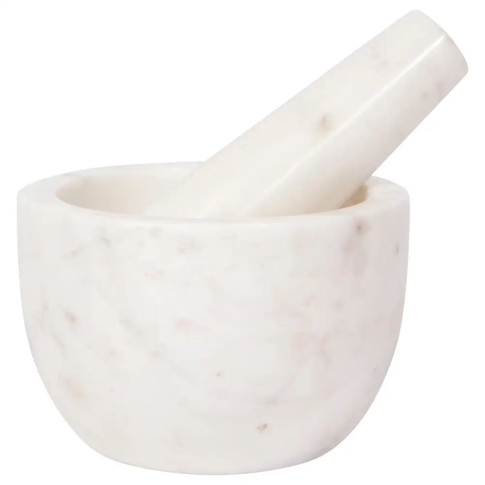 Mortar & Pestle White Marble - PABOOM